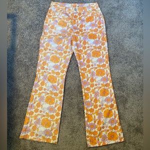 Floral Pattern Pants